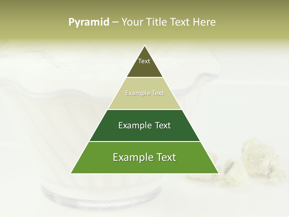 A Bowl Of Yogurt Sitting On Top Of A Table PowerPoint Template