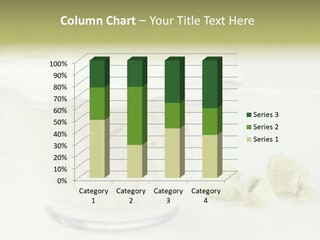 A Bowl Of Yogurt Sitting On Top Of A Table PowerPoint Template