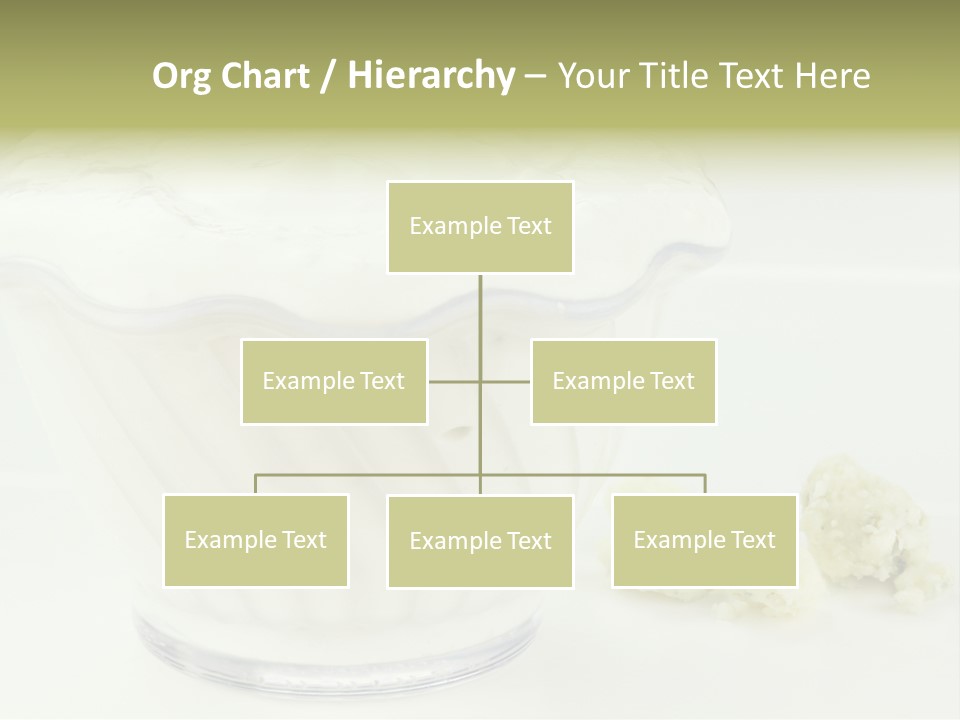 A Bowl Of Yogurt Sitting On Top Of A Table PowerPoint Template
