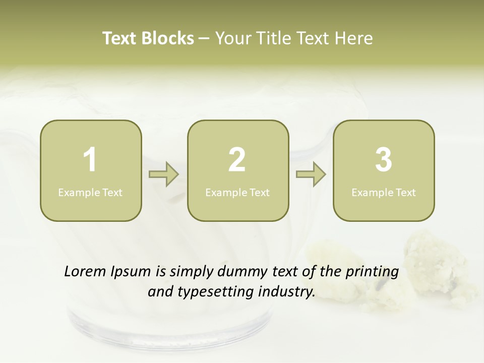 A Bowl Of Yogurt Sitting On Top Of A Table PowerPoint Template