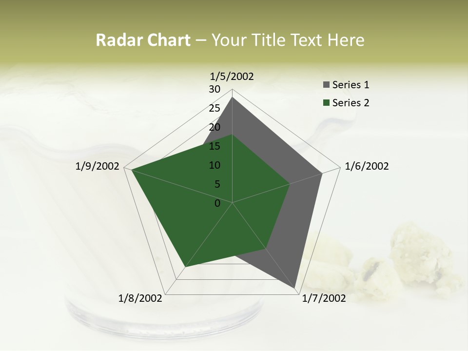 A Bowl Of Yogurt Sitting On Top Of A Table PowerPoint Template