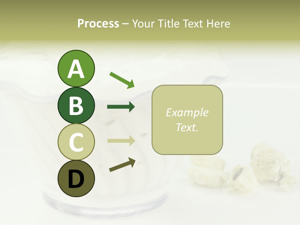 A Bowl Of Yogurt Sitting On Top Of A Table PowerPoint Template