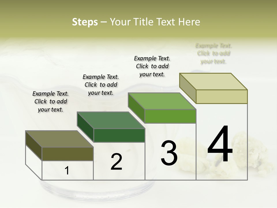 A Bowl Of Yogurt Sitting On Top Of A Table PowerPoint Template