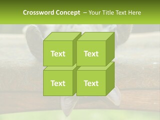 A Cat That Is Laying Down On A Bench PowerPoint Template