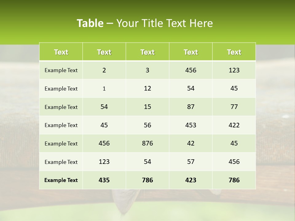 A Cat That Is Laying Down On A Bench PowerPoint Template