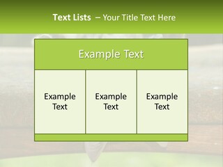 A Cat That Is Laying Down On A Bench PowerPoint Template