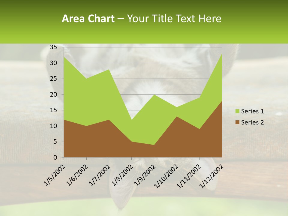 A Cat That Is Laying Down On A Bench PowerPoint Template