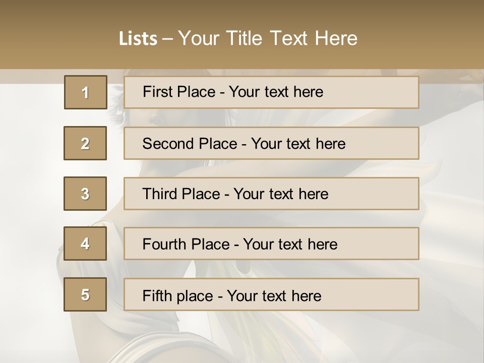 A Woman In A White Dress With A Butterfly On Her Arm PowerPoint Template