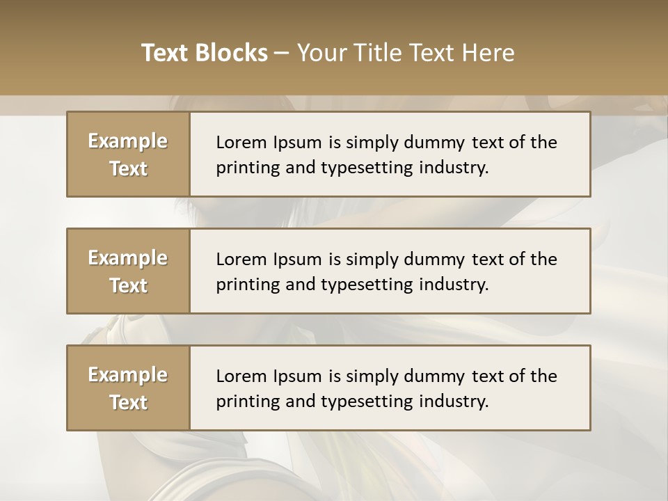 A Woman In A White Dress With A Butterfly On Her Arm PowerPoint Template