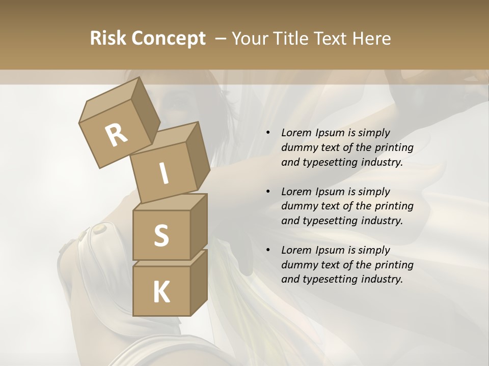 A Woman In A White Dress With A Butterfly On Her Arm PowerPoint Template