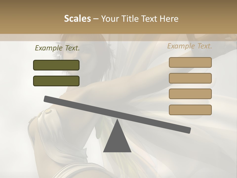 A Woman In A White Dress With A Butterfly On Her Arm PowerPoint Template