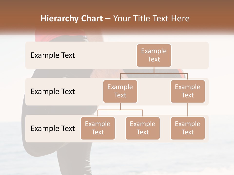 A Person Standing On A Beach With Their Feet In The Air PowerPoint Template