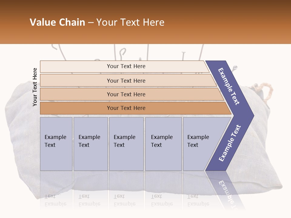 A Pillow With Pins Sticking Out Of It PowerPoint Template