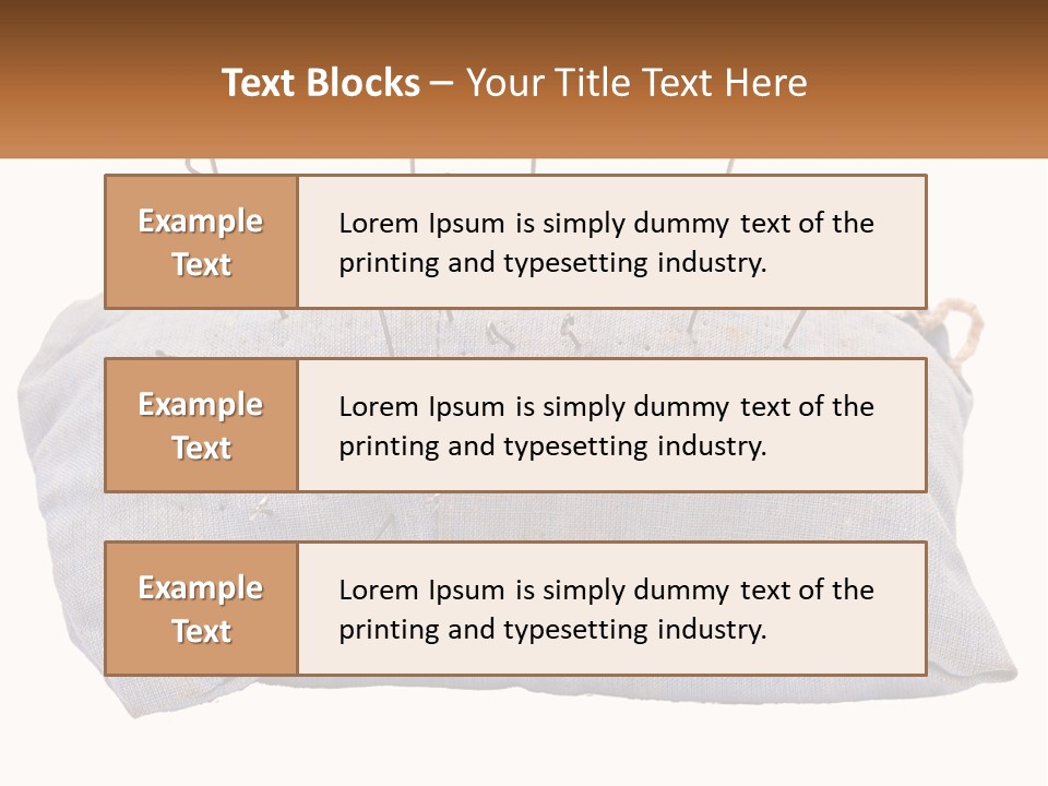 A Pillow With Pins Sticking Out Of It PowerPoint Template