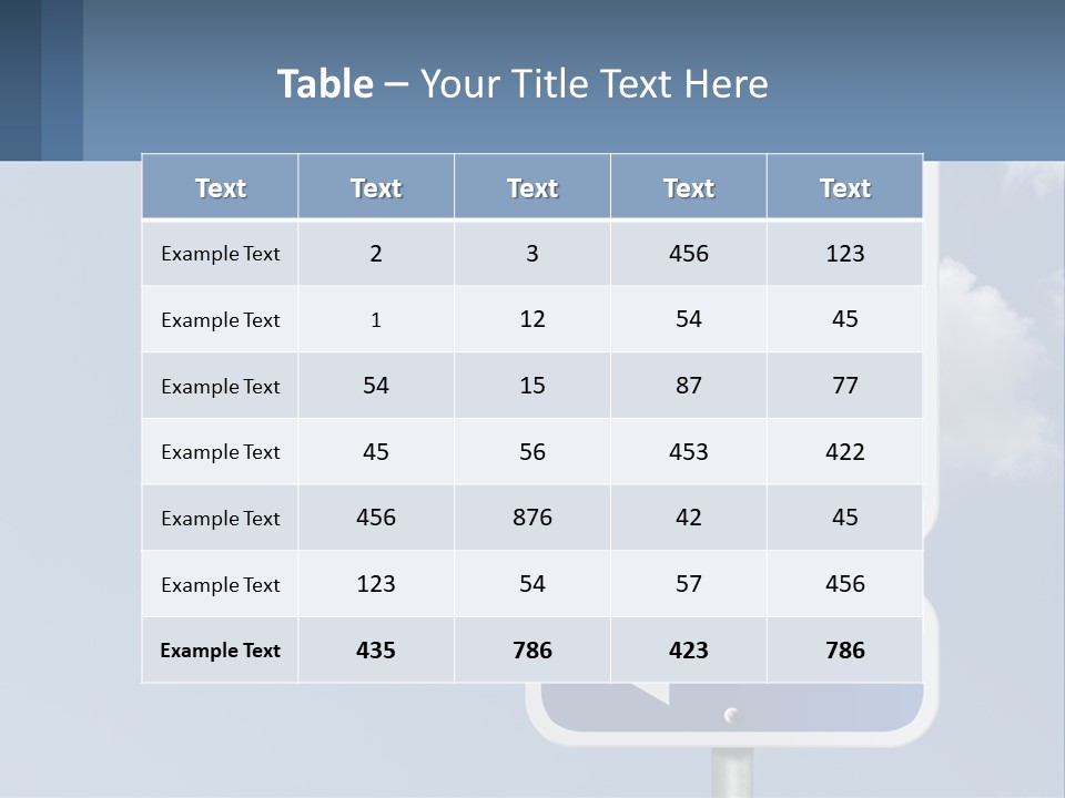 A Blue Street Sign With A Marijuana Leaf On It PowerPoint Template