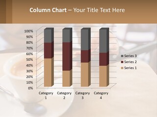 A Person Holding A Pair Of Scissors Over A Cup Of Coffee PowerPoint Template