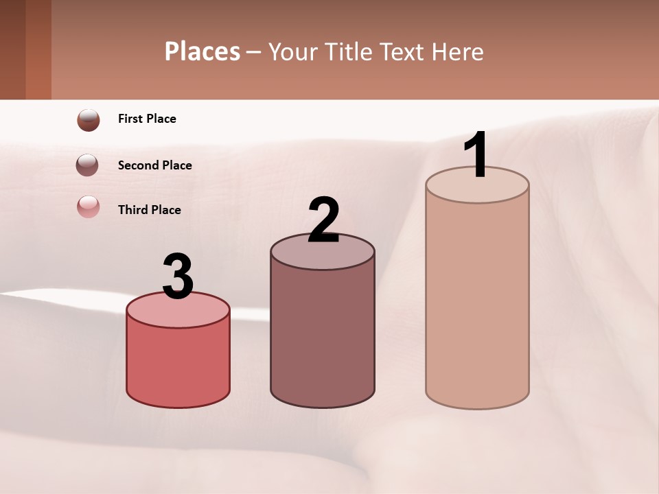 A Person's Hand With A Brown Substance On It PowerPoint Template