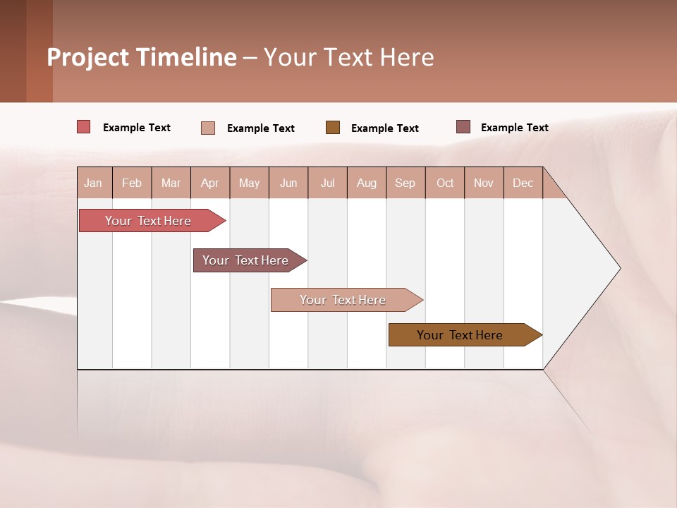 A Person's Hand With A Brown Substance On It PowerPoint Template