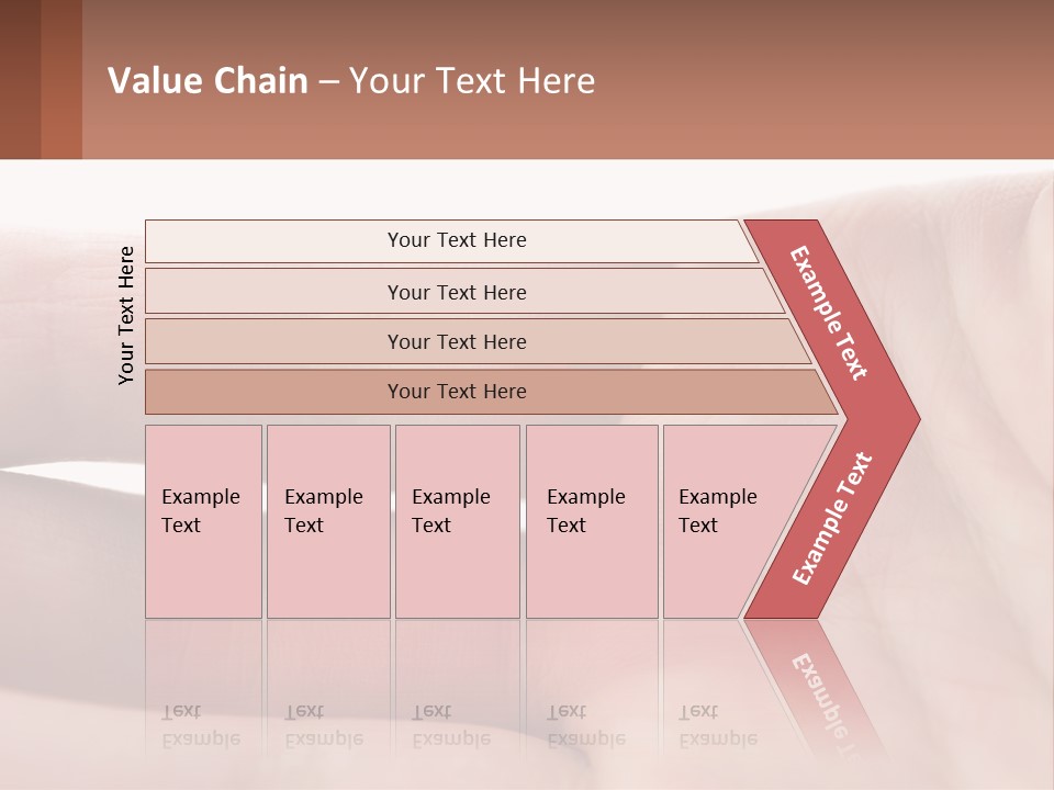 A Person's Hand With A Brown Substance On It PowerPoint Template