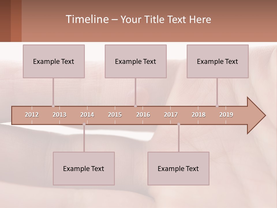 A Person's Hand With A Brown Substance On It PowerPoint Template