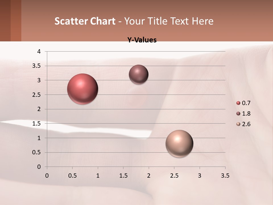 A Person's Hand With A Brown Substance On It PowerPoint Template