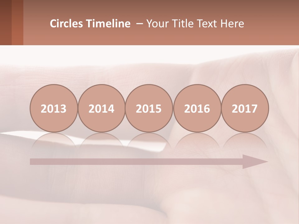 A Person's Hand With A Brown Substance On It PowerPoint Template