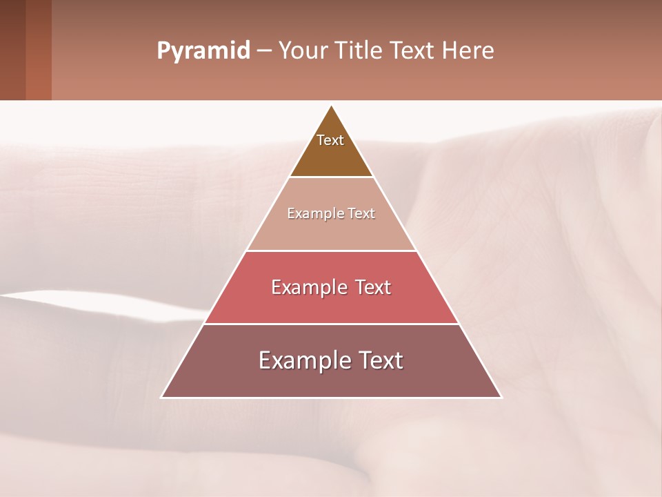 A Person's Hand With A Brown Substance On It PowerPoint Template