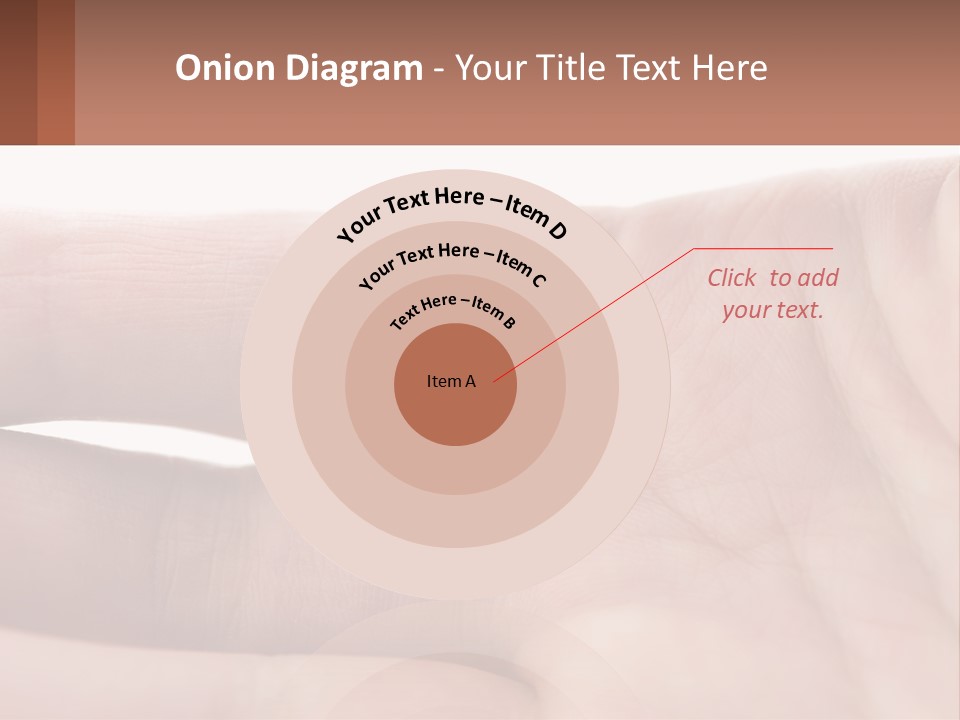 A Person's Hand With A Brown Substance On It PowerPoint Template