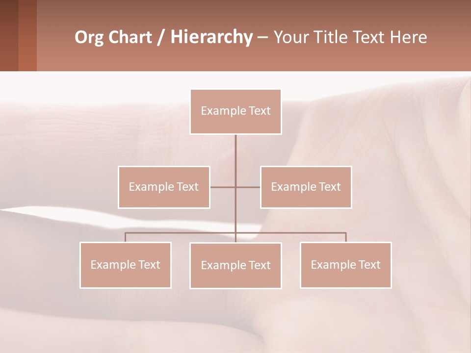 A Person's Hand With A Brown Substance On It PowerPoint Template
