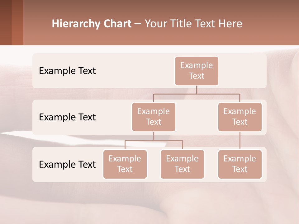 A Person's Hand With A Brown Substance On It PowerPoint Template