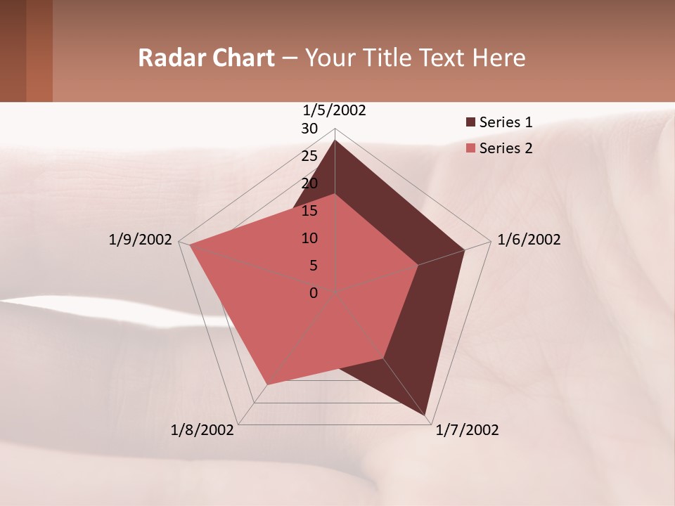 A Person's Hand With A Brown Substance On It PowerPoint Template