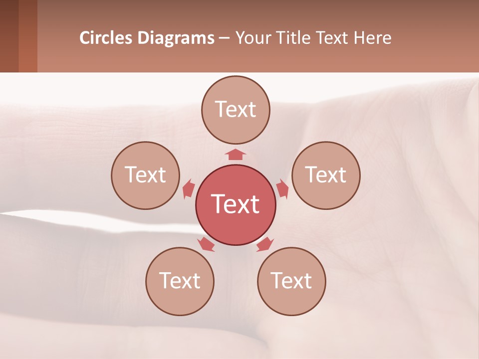 A Person's Hand With A Brown Substance On It PowerPoint Template