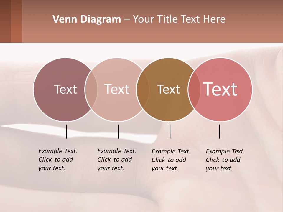 A Person's Hand With A Brown Substance On It PowerPoint Template