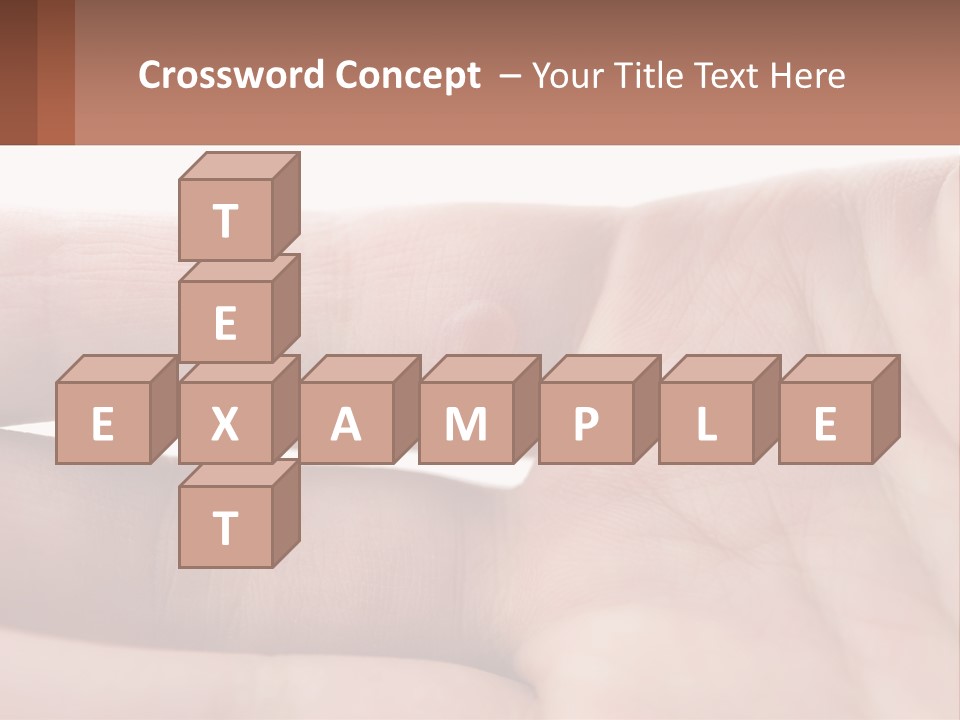 A Person's Hand With A Brown Substance On It PowerPoint Template