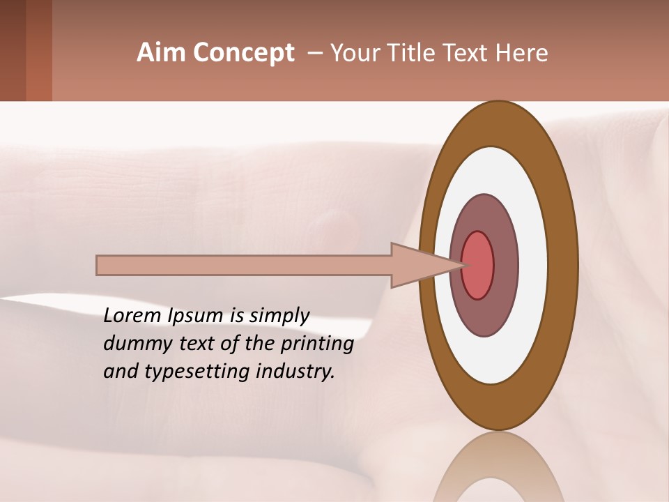 A Person's Hand With A Brown Substance On It PowerPoint Template