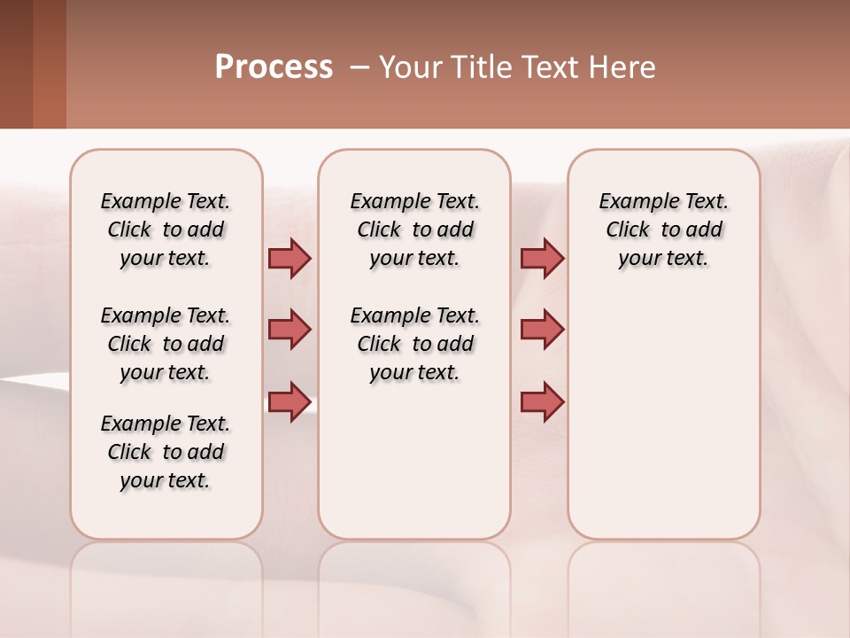A Person's Hand With A Brown Substance On It PowerPoint Template