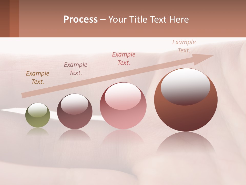 A Person's Hand With A Brown Substance On It PowerPoint Template