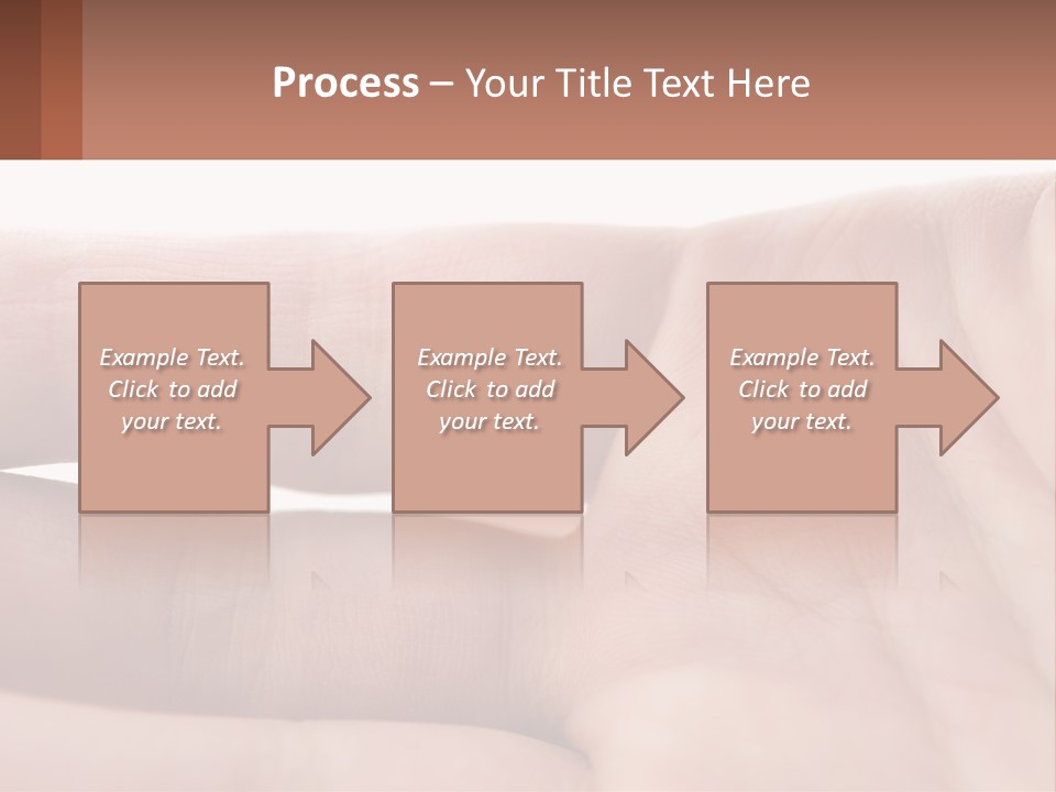 A Person's Hand With A Brown Substance On It PowerPoint Template