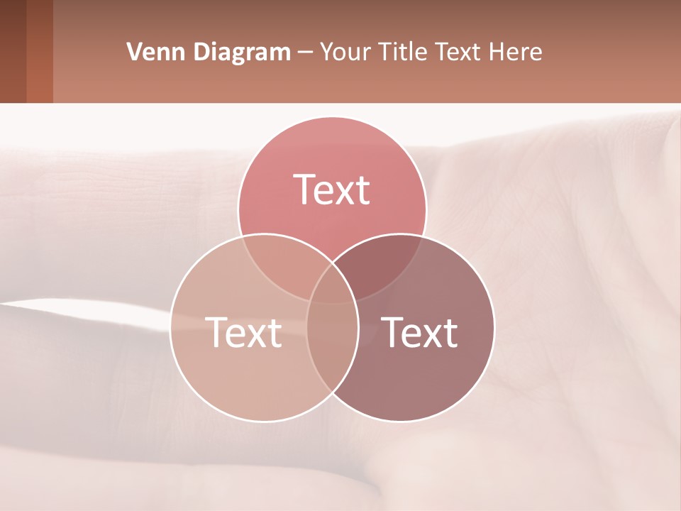 A Person's Hand With A Brown Substance On It PowerPoint Template