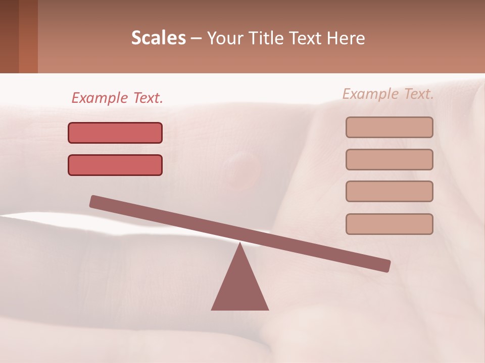 A Person's Hand With A Brown Substance On It PowerPoint Template