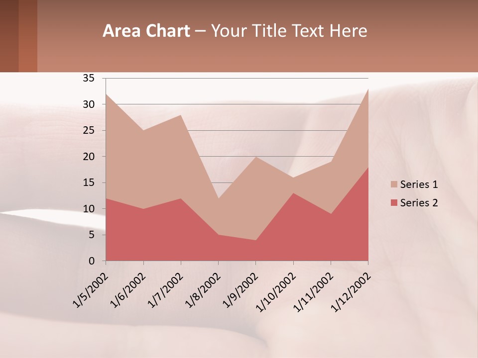 A Person's Hand With A Brown Substance On It PowerPoint Template