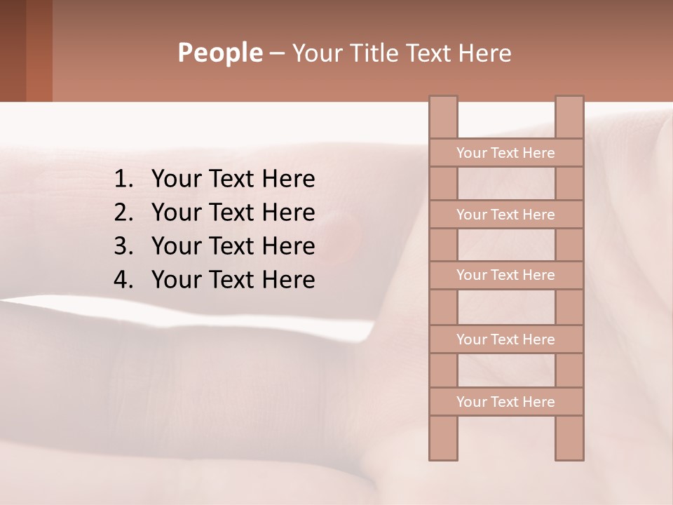A Person's Hand With A Brown Substance On It PowerPoint Template