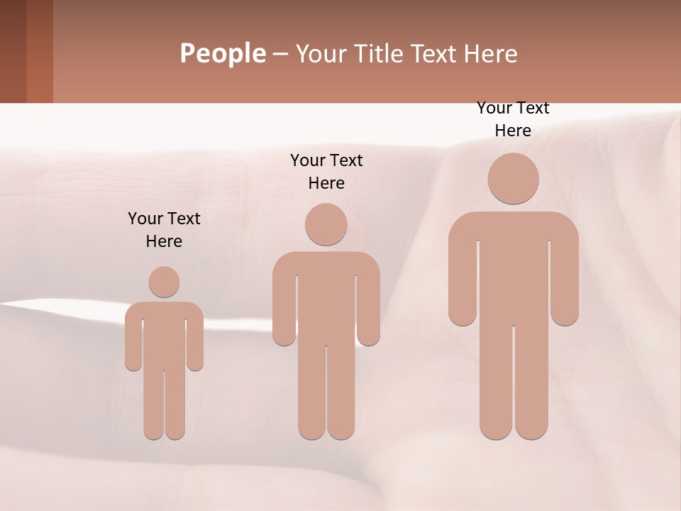 A Person's Hand With A Brown Substance On It PowerPoint Template