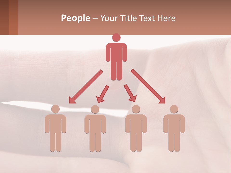 A Person's Hand With A Brown Substance On It PowerPoint Template