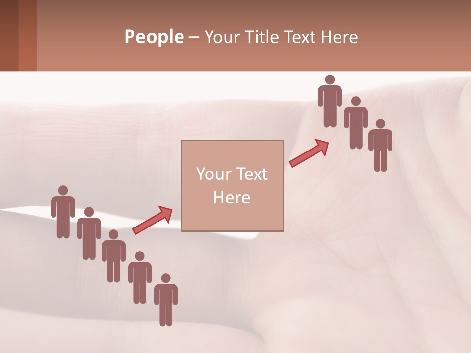 A Person's Hand With A Brown Substance On It PowerPoint Template