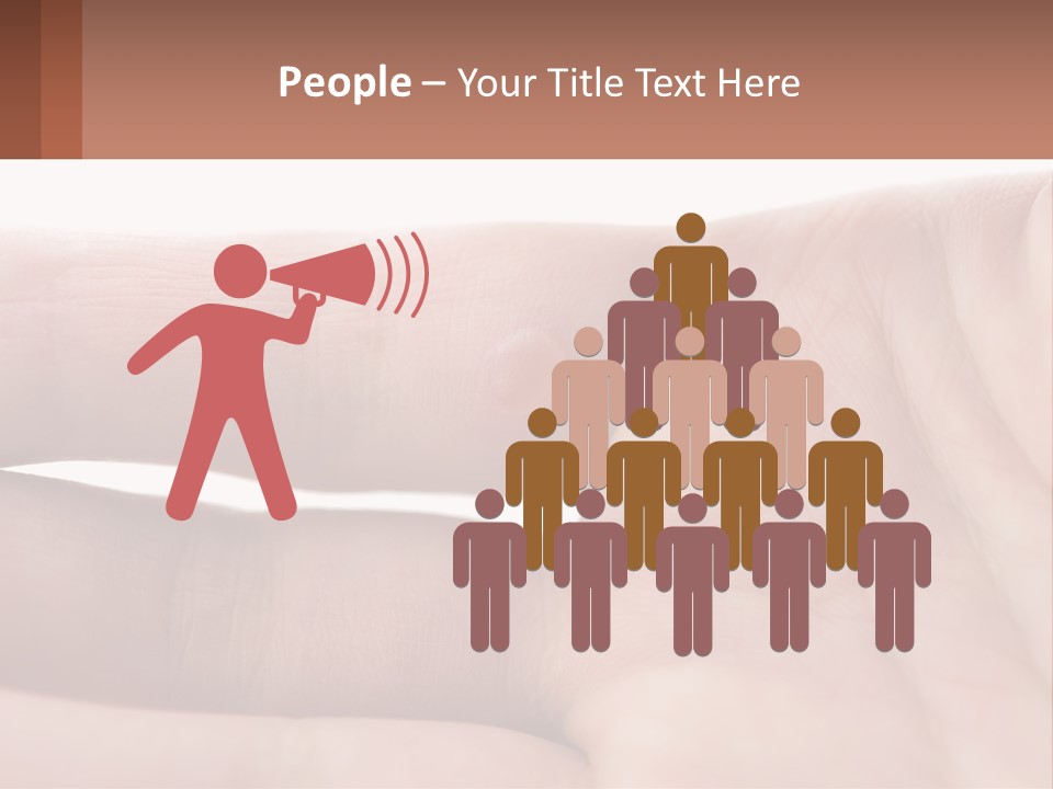 A Person's Hand With A Brown Substance On It PowerPoint Template