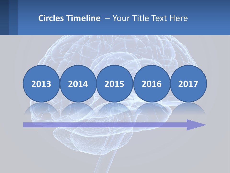 A Blue Brain Powerpoint Presentation Is Shown PowerPoint Template