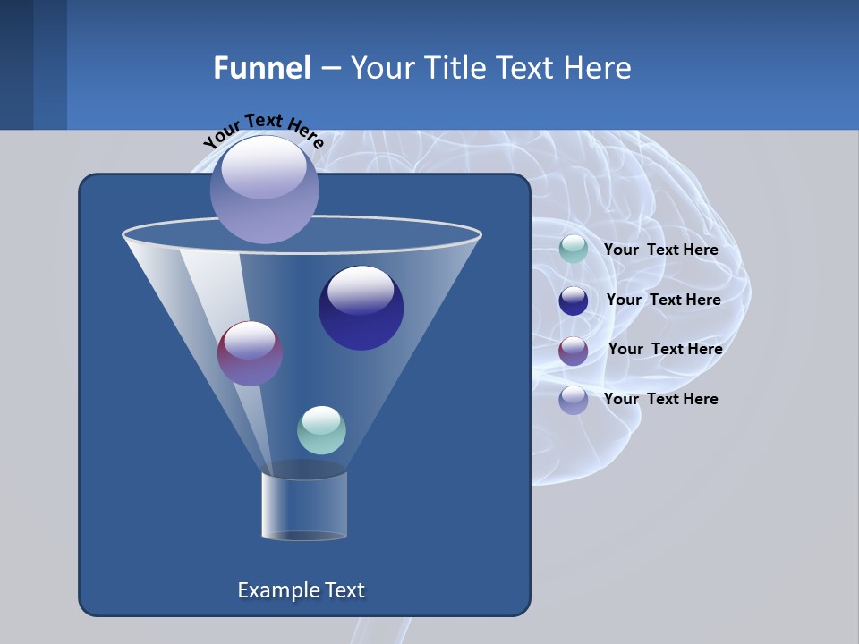 A Blue Brain Powerpoint Presentation Is Shown PowerPoint Template