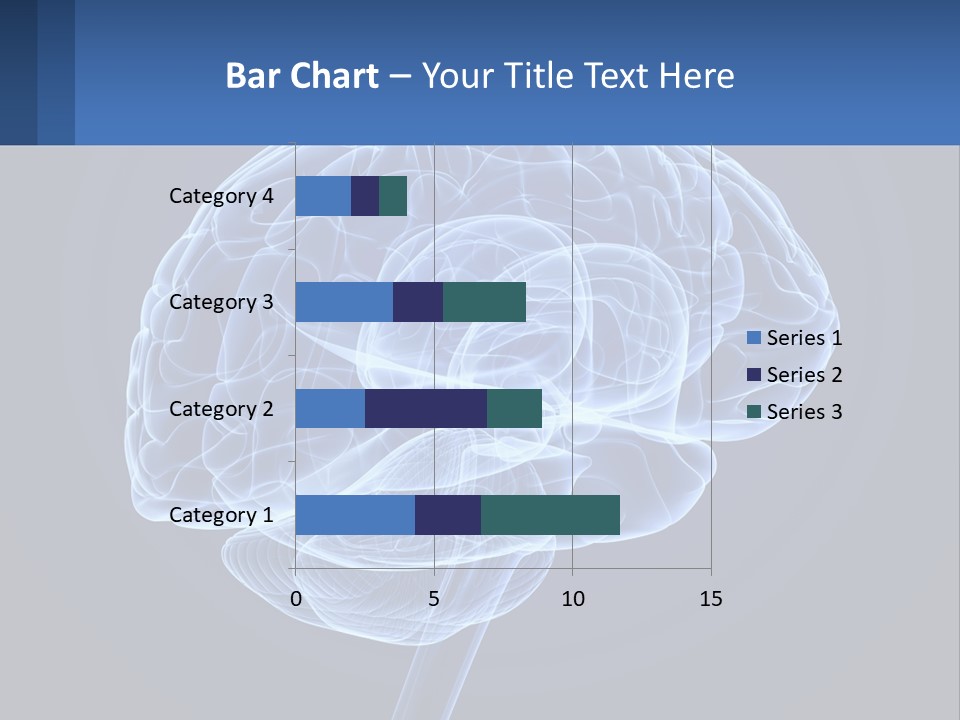 A Blue Brain Powerpoint Presentation Is Shown PowerPoint Template