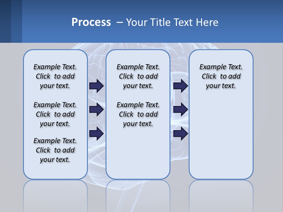 A Blue Brain Powerpoint Presentation Is Shown PowerPoint Template